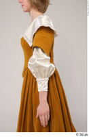  Photos Medieval Civilian in dress 2 Medieval clothing dress upper body woman in dress 0002.jpg